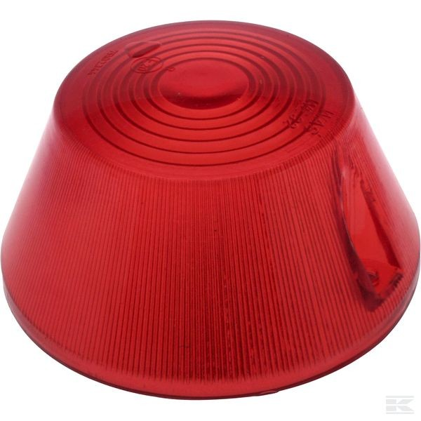 Klosz lampy niski WE-92, 19, czerwony