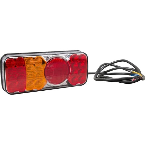 Lampa tylna zespolona prostokątna lewa LED 12-24V Kramp