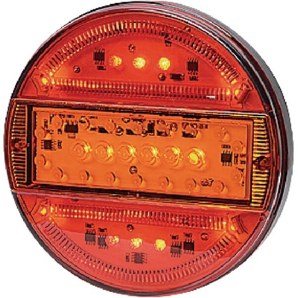 Lampa tylna zespolona okrągła 5-pinowa LED 12-24V Kramp