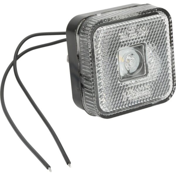 Lampa przednia pozycyjna kwadratowa LED 12-24V z przewodem Kramp