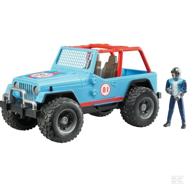 BRUDER ZABAWKA   Jeep Cross-country niebieski