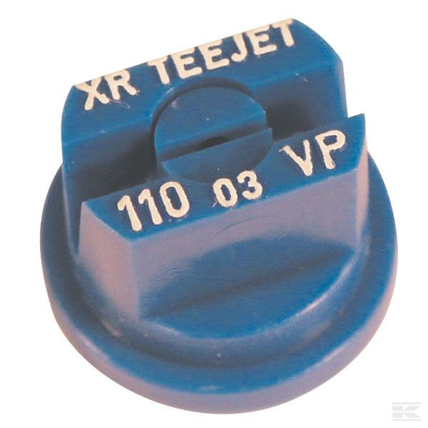 Rozpylacz płaskostrumieniowy XR 110° 3 niebieski tworzywo sztuczne TeeJet