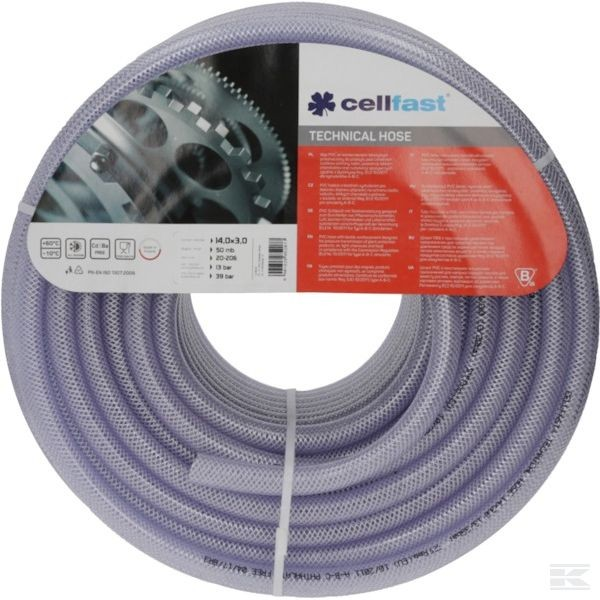Wąż techniczny PCW Cellfast, T10 10 x 15 mm