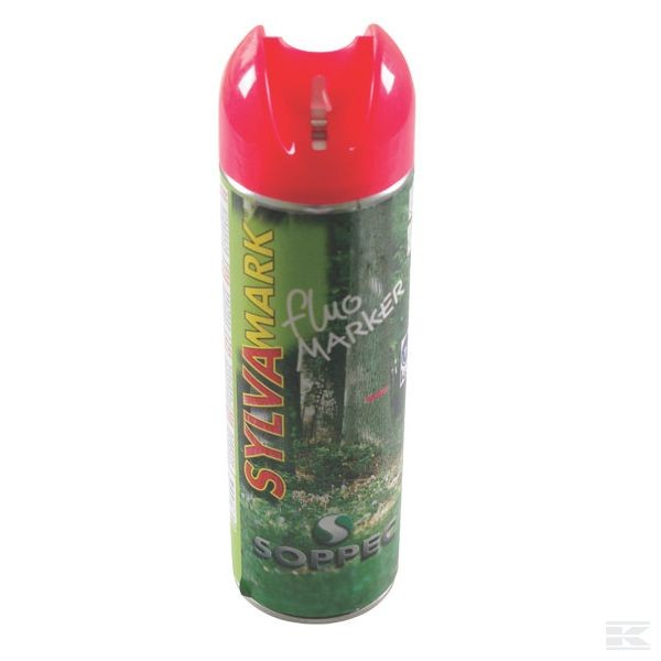 Spray znakujący do prac leśnych Fluo Marker Soppec, czerwony