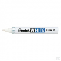 Marker 100WM Pentel, biały