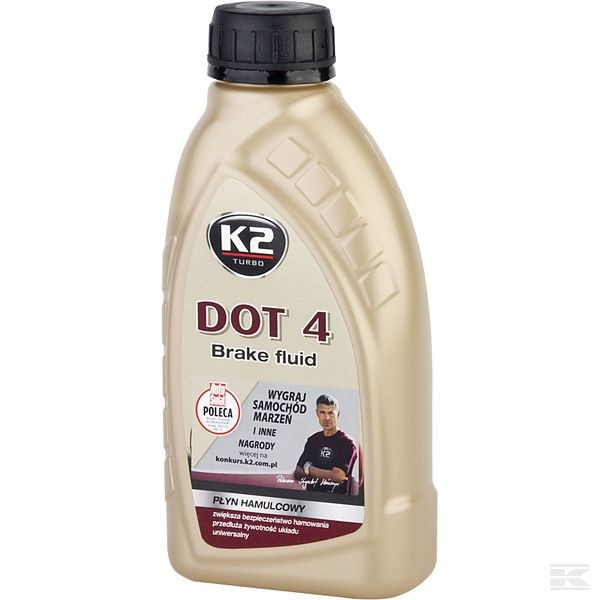 Płyn do układów hamulcowych DOT-4 K2, 0,5 l