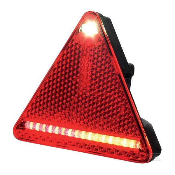 Lampa tylna zespolona trójkątna prawa LED 12-24V Kramp