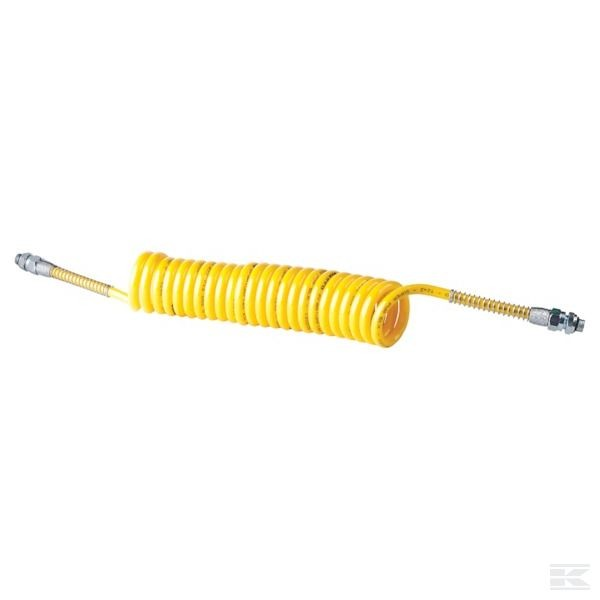 Wąż silikonowy Wabco, Ø 12x2, żółty, M16x1,5, L-4m