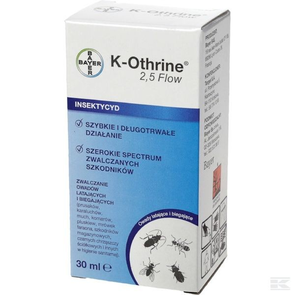 Preparat owadobójczy K-Othrine 2,5 Flow, 30 ml
