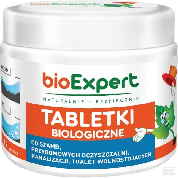 bioExpert musujące Tabletki do szamb i oczyszczalni 12 szt.